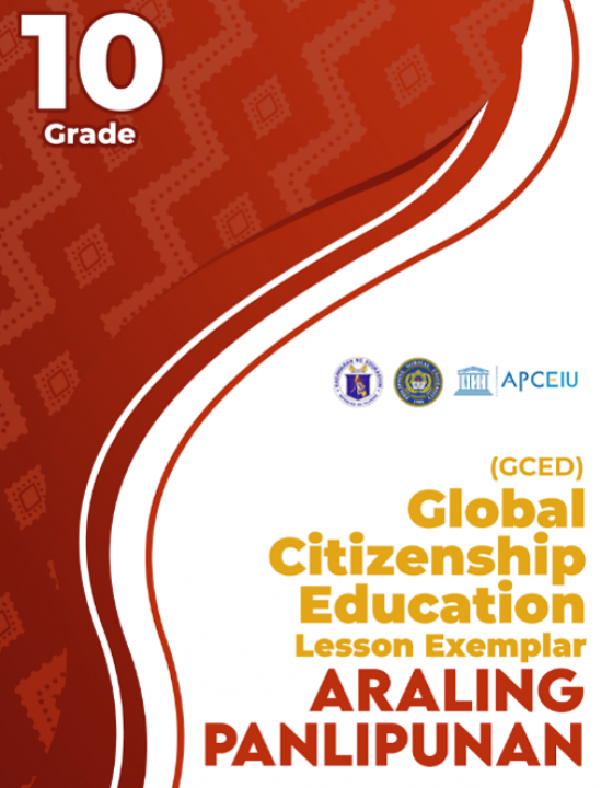 Cover Page for [GCED Lesson Exemplar] Araling Panlipunan Grade 10