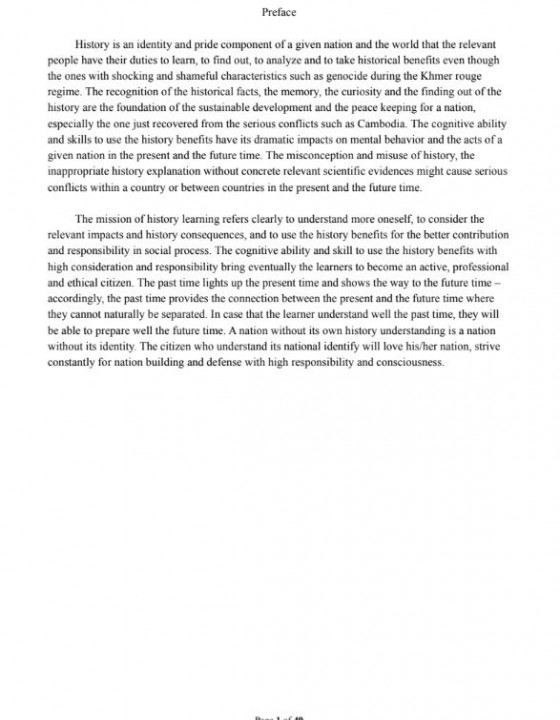 Cover for History for Upper Secondary Level (ENG)